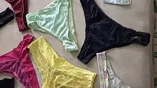 Exploring my complete collection of 72 panties in the USA