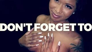 Curly Haired Brunette Works Mouth at Gloryhole for Sloppy Face Fucking