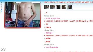Chico on webcam msn, chatting about life and fun times