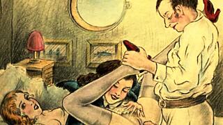 vintage erotic antiques explored in a retro setting for collectors