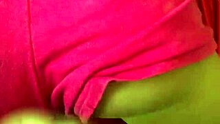 Stepfather fucks me anal outdoors with sex toy