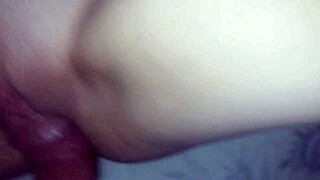 Sharing a creampie with my redhead wife's juicy pussy.