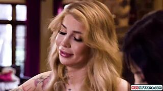 Busty Tgirl Gracie Jane Fucks Assistant Hard!