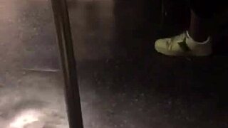 saw big ass girl on train