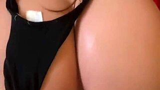 Stepfather fucks me anal outdoors with sex toy