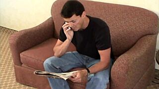 tall goddess amazon blonde dominatrix facesitting a man hard with her ass