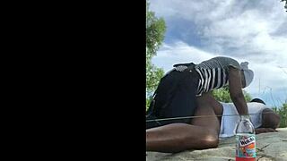 strapon pleasure with girl fucking guy