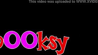 sexy amateur redhead with gloves fucked in blue lingerie 😘