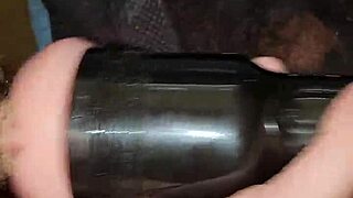 Oh man, this fleshlight stroke session with monster cock is intense! 😈