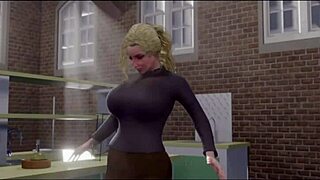 3D Solo Blonde POV Huge Boobs Scientist Breast Expansion W Sound Added