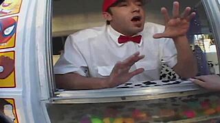 Cheer leaders fuck the ice cream guy