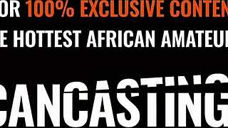 Ebony teen asks, 'Bend over for modeling job?'