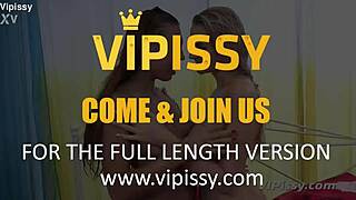 wet lesbian czech girls lick pussy in extreme vipissy scene
