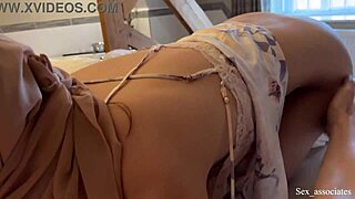 shy arab stepmother shares bed with son in hotel