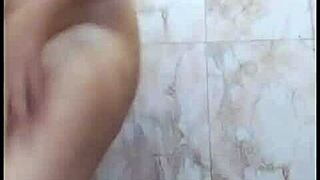 hindi story of bathroom intimate moment with big natural tits