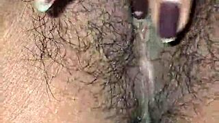 exploring the desi hairy pussy up close