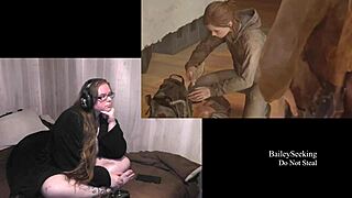 Naked Last of Us 2 Play Through Part 6 with BBW Brunette