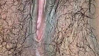 exploring the desi hairy pussy up close