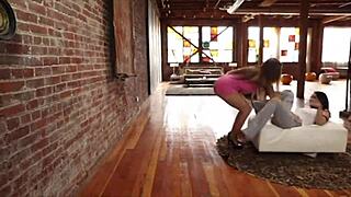 Charley Chase And Mason Moore Engage In Lesbian Licking