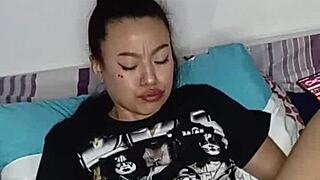 Brunette latina amateurs use dildos and toys for intense solo masturbation in homemade compilation