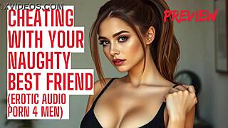 Listen to this cheating story: fucking your best friend's wife in bed 😈