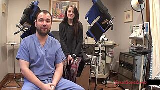 Lainey arrives for her knockout gynecology appointment like the dentist does in girlsgonegyno reup