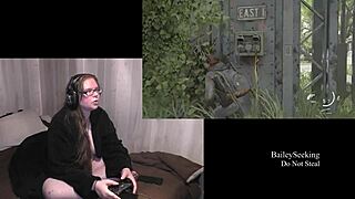 Naked Last of Us 2 Play Through Part 6 with BBW Brunette