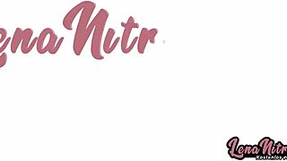 chick with glasses huge tits enjoys big black cock