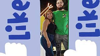 Young American couple makes love