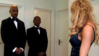 SLUTTY MILF STACEY SARAN FUCKED BY TWO BIG COCKS!