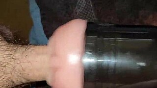 Oh man, this fleshlight stroke session with monster cock is intense! 😈