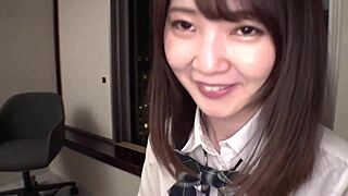 part1 school incident with friend forcing small tits j mercilessly with old man's dick leading to creampie and confirmed pregnancy sex