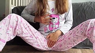 Teen Squirts During Masturbation