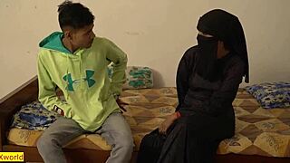 Indian Hijab Girl Fucks Husband's Friend