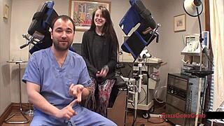 Lainey arrives for her knockout gynecology appointment like the dentist does in girlsgonegyno reup