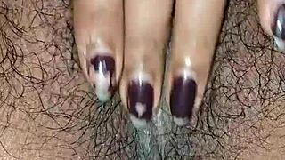 exploring the desi hairy pussy up close