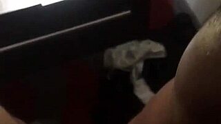 The BBW is casually sucking a huge cock in this video