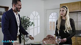 Petite Babe Freya Parker Enjoys Quinton James Long Thick Cock While Alex Listens To Their Pleasure - Adultmobile