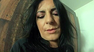 i make your cock throb with my milf ass shaking in stockings and lingerie