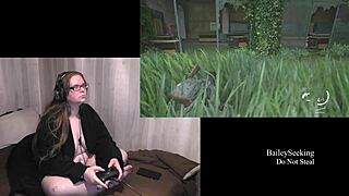 Naked Last of Us 2 Play Through Part 6 with BBW Brunette