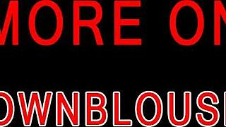 I indulge in voyeuristic pleasures with enticing boobs in a fetish downblouse scene