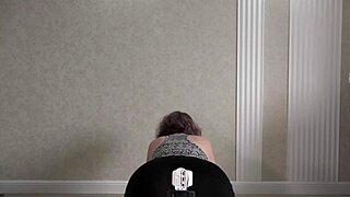 Big ass tries on panties shorts and records sexy video for lover home camera watches mature wife pawg