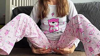 Teen Squirts During Masturbation