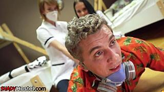 hostel trio sucking and rimming ass 😈