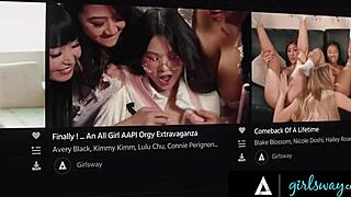 girlsway - alex coal has massive squirting orgasms from femdom camp counselor in front of everyone