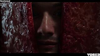 Tiffany Tatum intensely unbirths guy in vore.