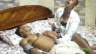 naughty nurse jessica ts patient gets hardcore treatment