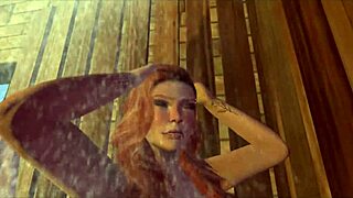 Redhead Spreads Wet Pussy, Fingers Clit to Orgasm in Solo Fetish Scene