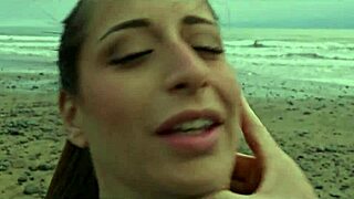 beautiful italian babe silvia soprano got dominated roughly on the beach in norway with hard slapping spitting and kinky play