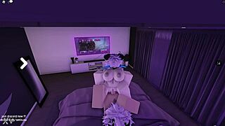 In the virtual world of Roblox, characters explore intimate connections through gameplay.